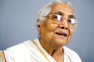 Cheerful Indian Senior Woman